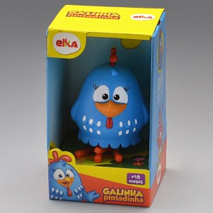 BONECO GALINHA PINTADINHA REF 1127