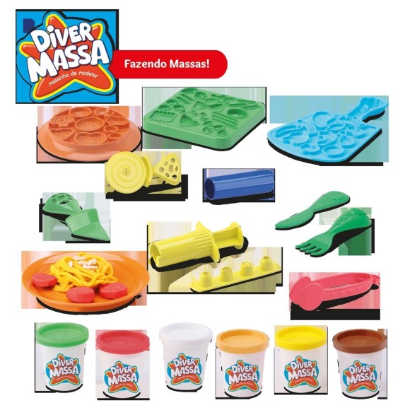 DIVER MASSA - FAZENDO MASSAS REF 8058