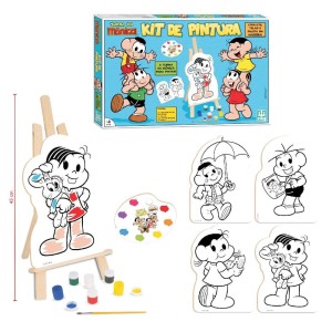 KIT DE PINTURA TURMA DA MONICA -  REF 766