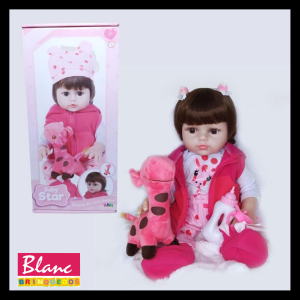 BONECA REALISTA ROSA 02 REF LW041